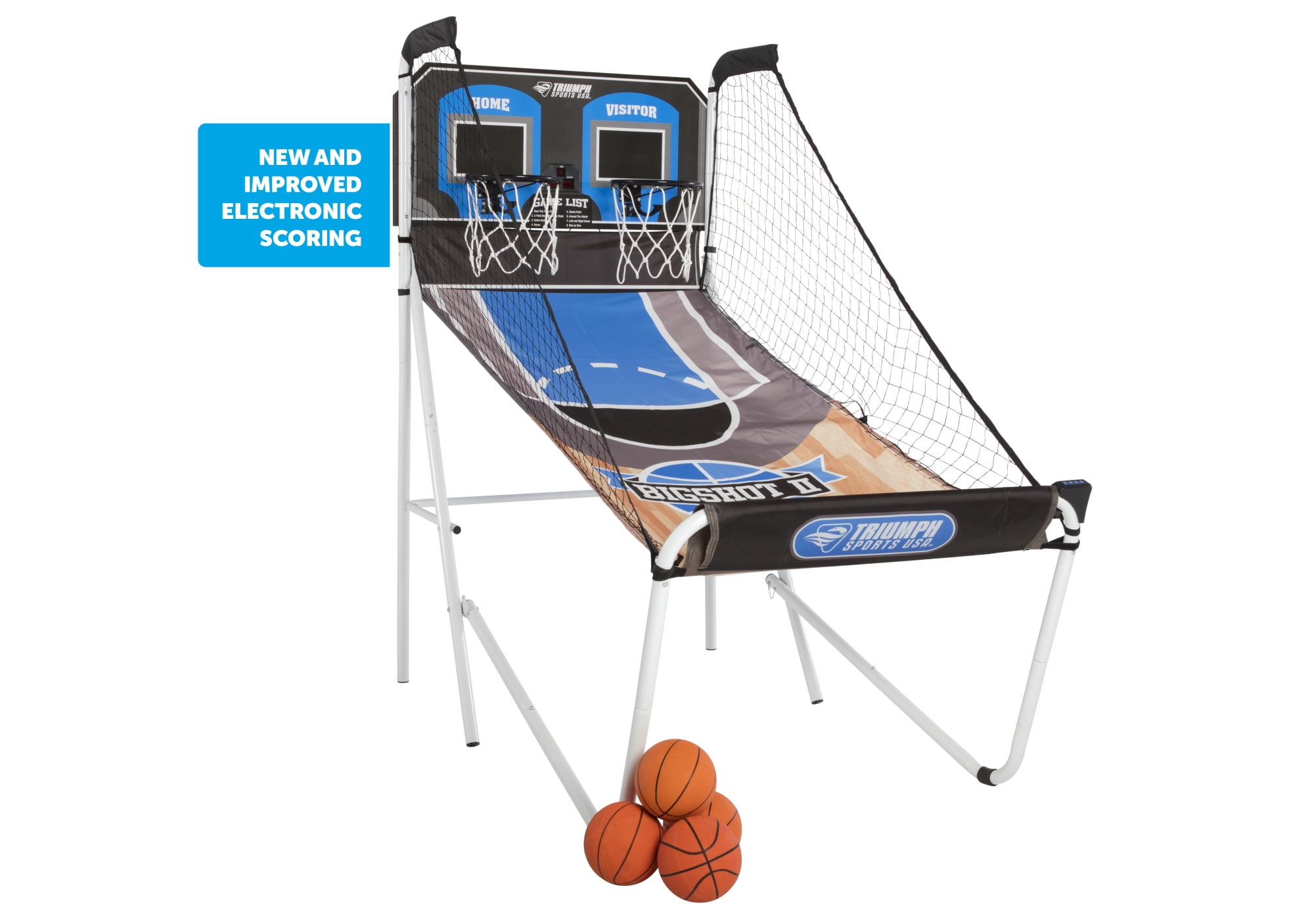 Costway Indoor Basketball Arcade Game Double Electronic Hoops shot 2 Player  W/4 Balls SP35202 - The Home Depot