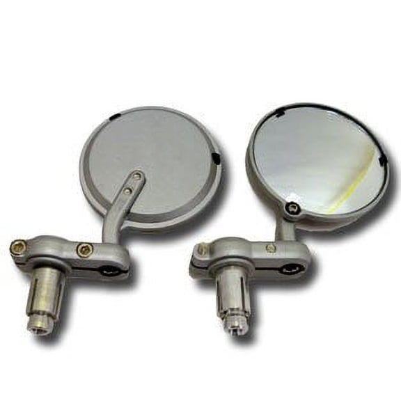 Triumph Matte Gray BAR END Mirrors