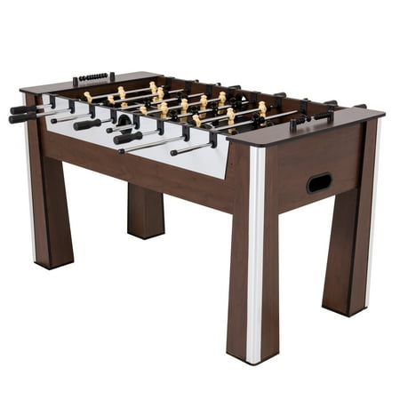 Triumph Milan 5' Foosball Table with Preassembled Player Rods and Legs for Quick Assembly Time and Includes Two Soccer Balls