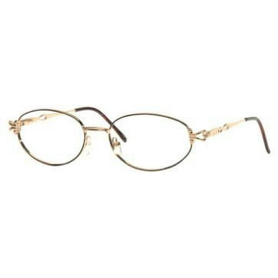 Triumph Optical Rosa Womens Eyeglasses Gold & Demi Amber