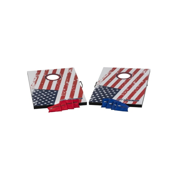 Triumph Patriotic Bean Bag Toss Set Includes Two Boards and Eight All-Weather Bean Bags