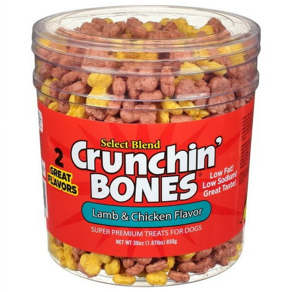 Triumph Pet Dog Treat Crunchin Bones Barrel 30 oz . (1.87lbs) 850g