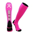 thumbnail image 1 of Triumph Pink Ribbon Awareness OTC Socks (Neon Pink/Pale Pink, Medium), 1 of 2