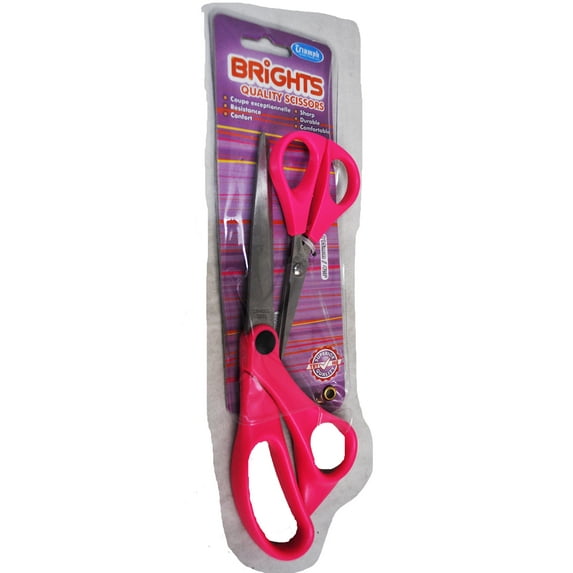 Triumph Sewing Scissors, Pink two different sixes (4 1/2" & 8 1/2")