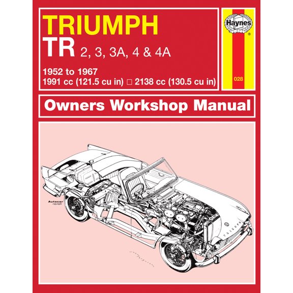 Triumph TR2, TR3, TR3A, TR4 & TR4A (52 - 67) Haynes Repair Manual ^