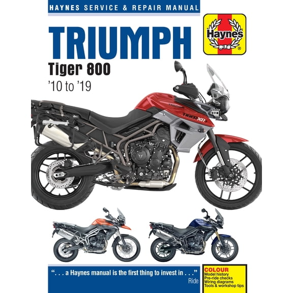 Triumph Tiger 800/800XC (10-19) Haynes Repair Manual (ABS versions included) ^