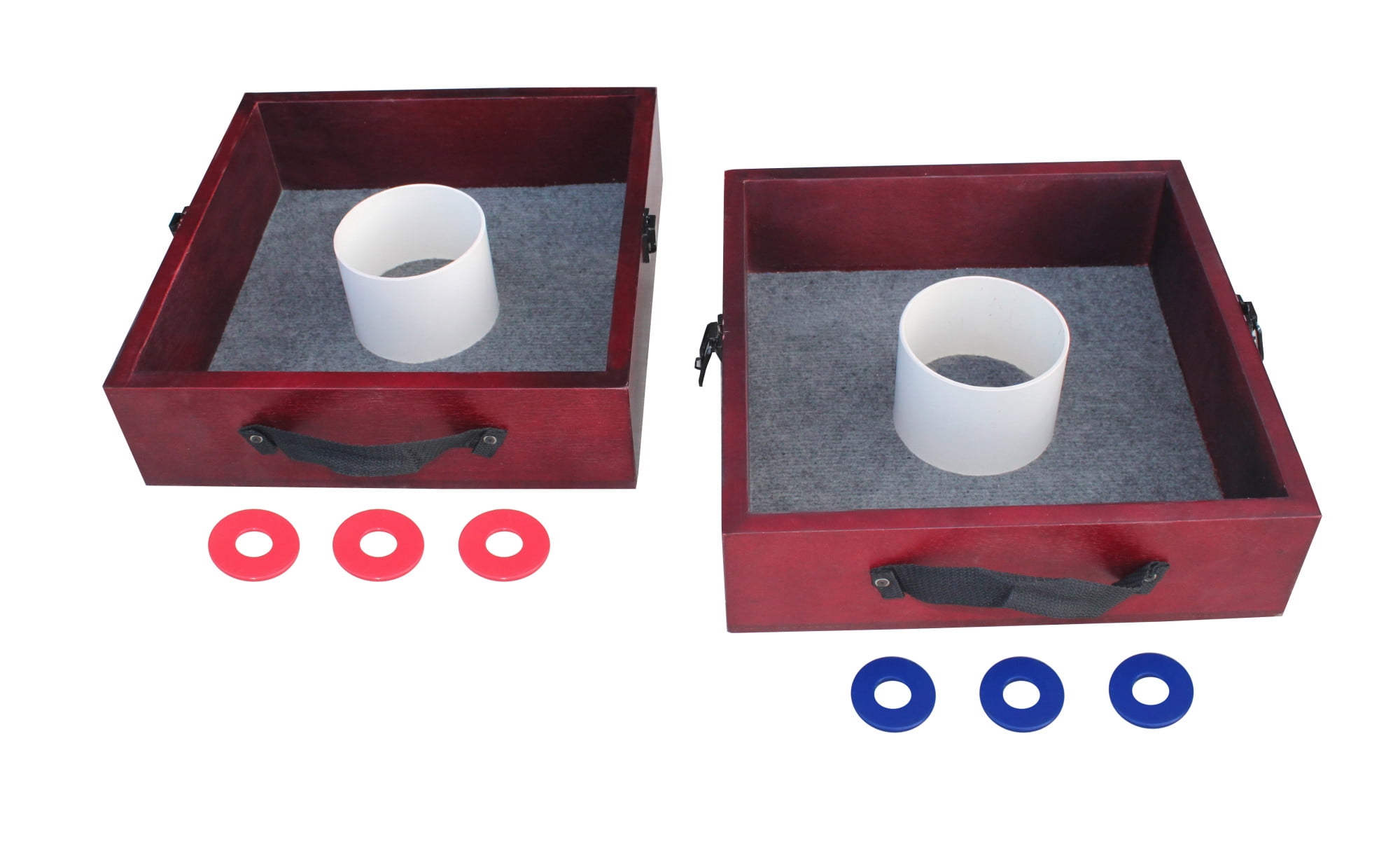 Triumph Tournament Outdoor Washer Toss Game Includes 6 Steel Washers and Easily Transportable