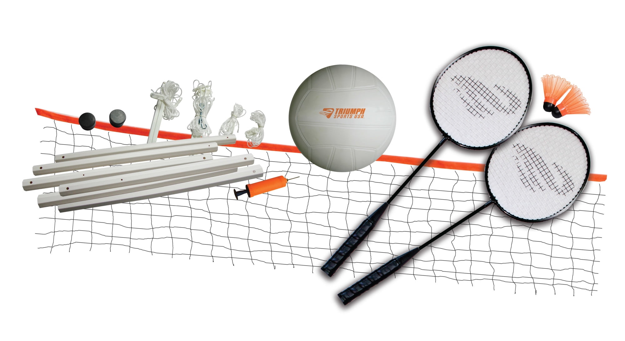 Triumph Volleyball/Badminton Classic Combo Set Includes 2 Badminton