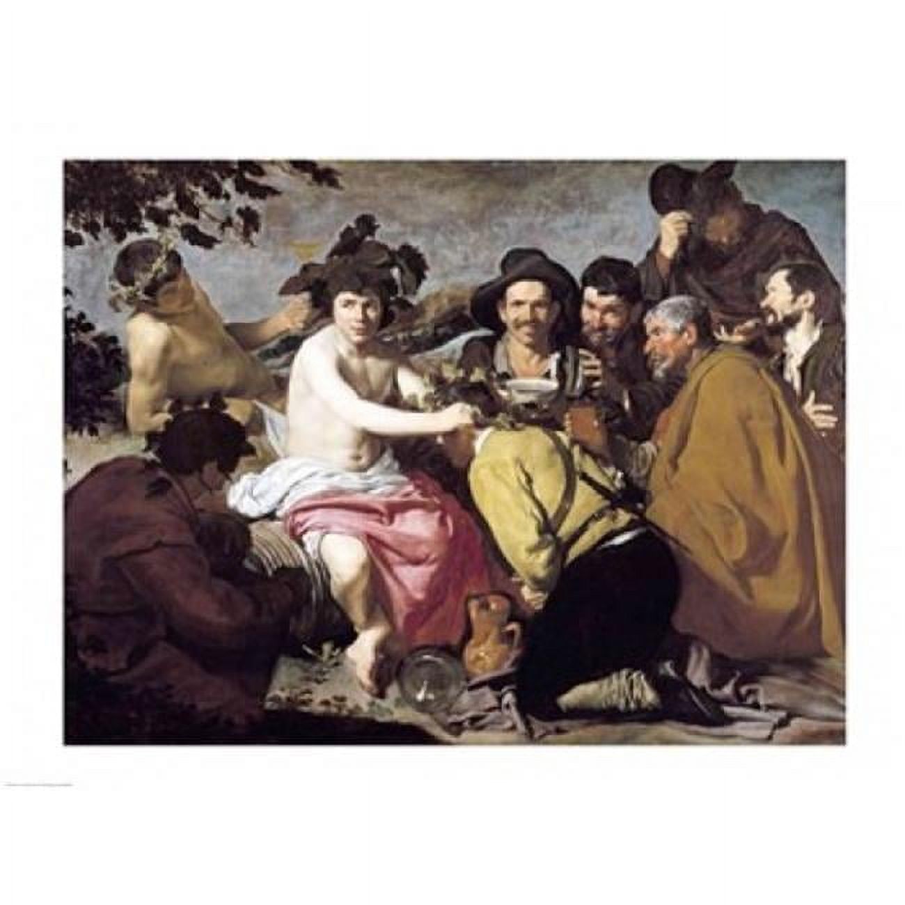 Triumph of Bacchus 1628 Poster Print by Diego Velazquez - 24 x 18 in. -  Walmart.com, image size:1300x1300
