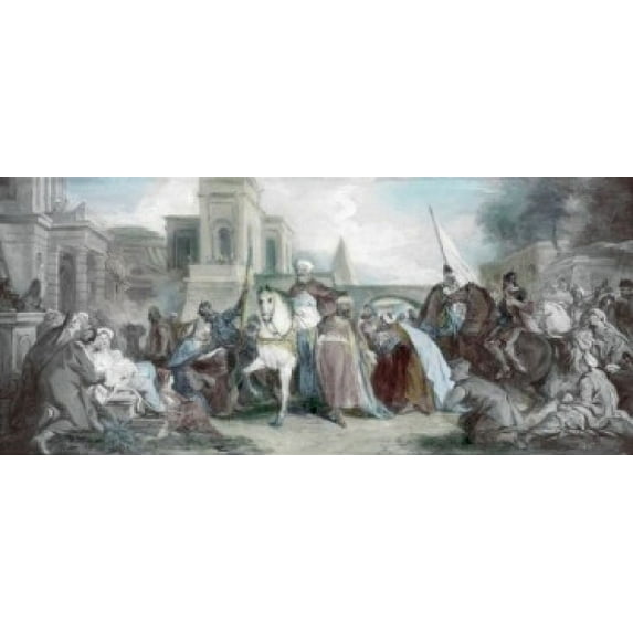 Triumph of Mordecai by Jean Francis de Twy, 17th Century Poster Print (24 x 36)