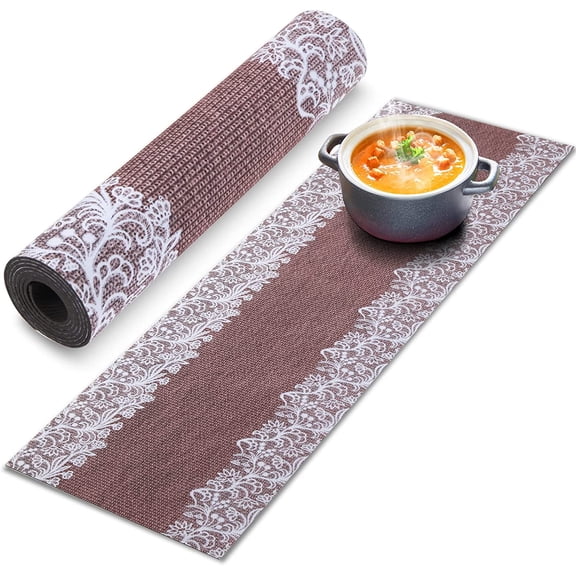 Trivet Table Runner Hot Plates Mat Heat Resistant Table Protector Waterproof Decorative Farmhouse Kitchen Trivets Counter Heat Proof Placemats for Hot Dishes