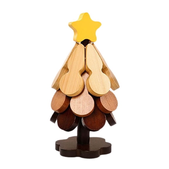 Trivet Tree Wooden Foldable Set, Heat Resistant Stain Resistant Non Slip, for Hot Dishes Bowls Serving, Kitchen Dining Home Gift