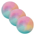 thumbnail image 1 of Trivets for Hot Dishes 15 Inches Hot Pads 3 Pcs Heat Resistant Mats for Countertop Polyester Cord Braiding Durable and Absorbent，Applicable to Kitchen Decor Rainbow-colored and Shining, 1 of 6