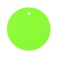 thumbnail image 1 of Trivets for Hot Dishes,Silicone Hot Pads Pot Holders for Kitchen, Non-Slip Heat Resistant Silicone Mat for Countertops, Spoon Rest, Multipurpose Food Grade Thick Trivet(Green), 1 of 5