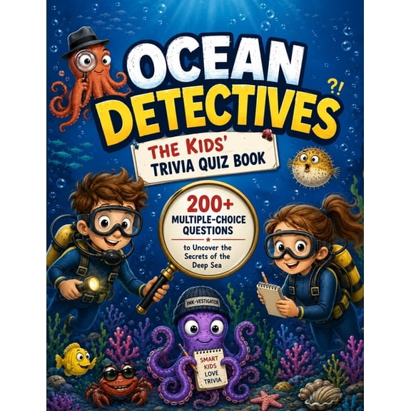 The Trivia Detectives Ocean Detectives - The Kids' Trivia Quiz Book: 200+ Multiple-Choice Questions to Uncover the Secrets of the Deep Sea - F, (Paperback)