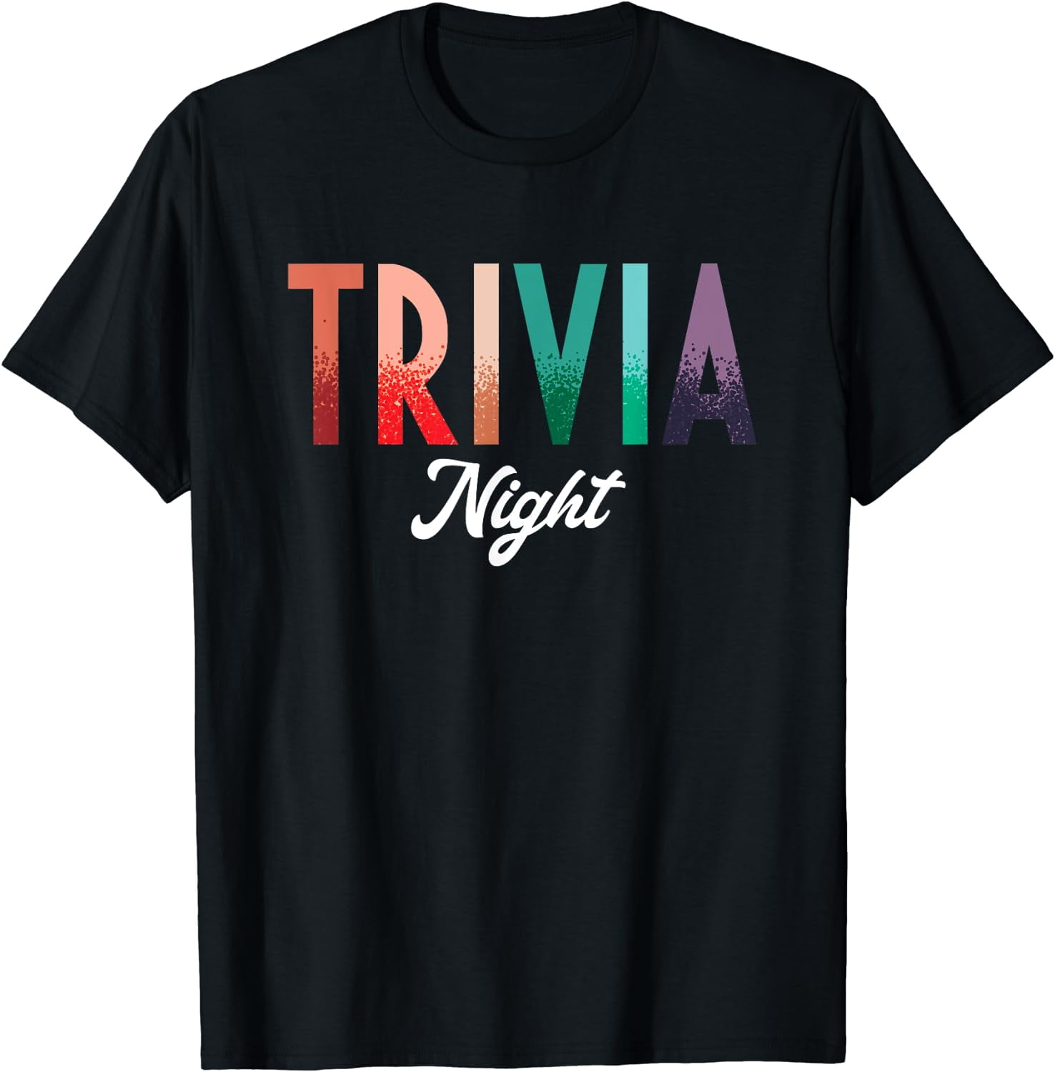 Trivia Shirts Trivia Night Show | Pub Quiz Game | Trivia Night T-Shirt Black Large ...