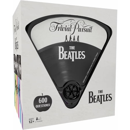 Trivial Pursuit: The Beatles, Quick Play Edition Trivia Game, Test Your Knowledge of The Fab Four with 600 Questions in 6 Categories Including Songs, Albums, and More, Officially Licensed Merchandise
