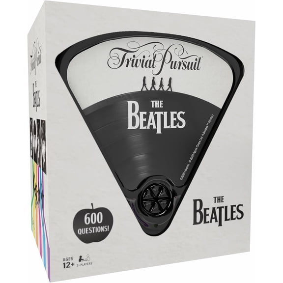 Trivial Pursuit: The Beatles, Quick Play Edition Trivia Game, Test Your Knowledge of The Fab Four with 600 Questions in 6 Categories Including Songs, Albums, and More, Officially Licensed Merchandise