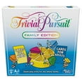 thumbnail image 1 of Trivial Pursuit Family Edition game, Board Game for 2 or More Players, 1400+ Questions, 1 of 17