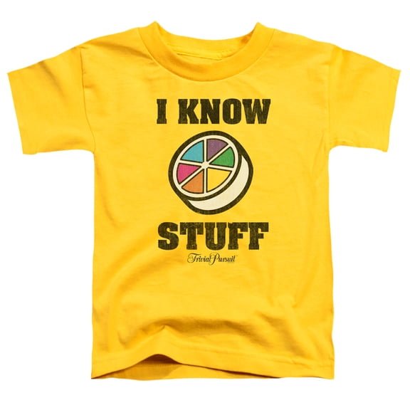 Trivial Pursuit - I Know Stuff - Toddler Short Sleeve Shirt - 2T