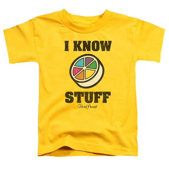Trivial Pursuit - I Know Stuff - Toddler Short Sleeve Shirt - 4T