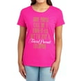 thumbnail image 1 of Trivial Pursuit Know It All Women's T Shirt, Hot Pink, Large, 1 of 6