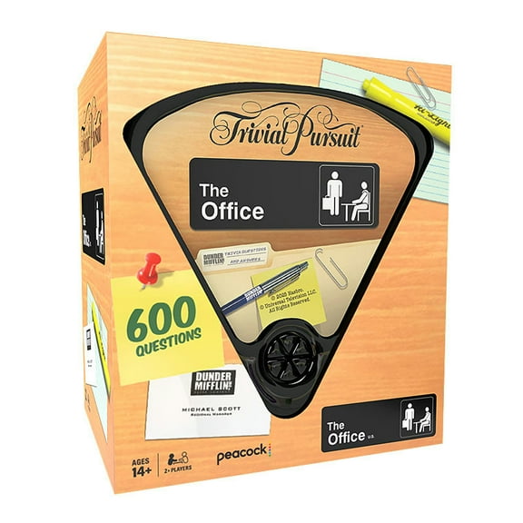 Trivial Pursuit: The Office, Quick Play Edition Trivia Game, Test Your Knowledge of The Dunder Mifflin Team with 600 Questions in 6 Categories Covering All 9 Seasons, Officially Licensed Merchandise