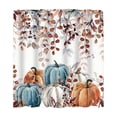 thumbnail image 1 of Trivibe Fall Pumpkin Maple Leaf Printed Shower Curtain Water Resistant Fabric Bathroom Partition Curtain for Harvest Thanksgiving Halloween Bathroom Home Decor, 1 of 6