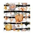 thumbnail image 1 of Trivibe Fall Pumpkin Maple Leaf Printed Shower Curtain Water Resistant Fabric Bathroom Partition Curtain for Harvest Thanksgiving Halloween Bathroom Home Decor, 1 of 6