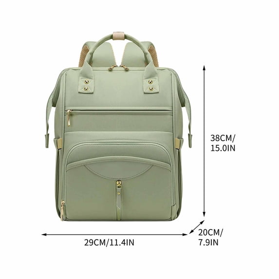 Trivibe Large Capacity Multifunctional Baby Diaper Backpack Stylish Waterproof Maternity Nappy Bag with Stroller Hooks Multiple Pockets Travel Mommy Backpack for Baby Supplies Outdoor Family Trips