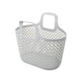 thumbnail image 1 of Trivibe Portable Hollow Plastic Laundry Basket with Carry Handles Breathable Dirty Clothes Hamper Lightweight Storage Basket for Bathroom Bedroom Collecting Garments Towels Daily Storage Organizer, 1 of 6
