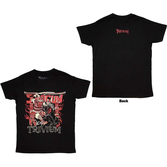 Trivium Unisex T-Shirt: Shogun (Back Print) (Small)