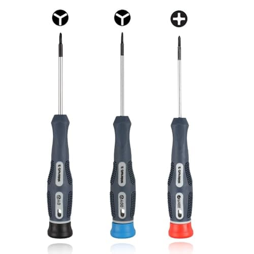 Triwing Screwdriver for Nintendo Switch,Tri Wing Magnetic Tip Screwdriver Repair Tool Set,PH00 Y0 Y00 Cross Wing Precision Screw Driver Compatible with NS Switch Controller