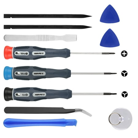 Triwing Screwdriver Repair Kits for Nintendo, TSV 11-in-1 Tri-wing/Phillips Security Screwdrivers Repair Tool Kit Fit for Nintendo Switch Joy-Con/ New 3DS/Wii/NES/SNES/DS Lite/GBA/Gamecube