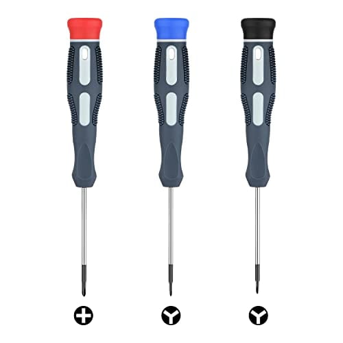 Triwing Screwdriver Set for Nintendo Switch,Professional Nintendo Switch Screwdriver Repair Kit,Y Shaped Tip & Cross Shaped Wing Magnetic Screwdrivers Compatible with NS Switch Controls [video game]
