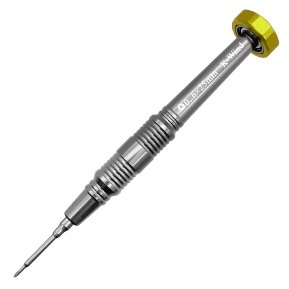 Triwing Screwdriver Y000 0.6mm for Cell Phone & Smartwatch, Magnetic S2 Steel Tip, Rotable Bearing Cap, Anti-slip Grip, Tri-point Precision Screwdriver Repair Tool for Electronics