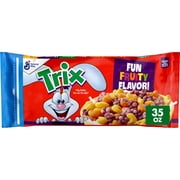 Trix Breakfast Cereal, 6 Fruity Shapes, Made with Whole Grain, 35 oz Resealable Bag