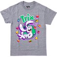 thumbnail image 1 of Trix Cereal Men's Officially Licensed Rabbit Blast Retro Vintage Tee T-Shirt (Medium, Heather Gray), 1 of 2