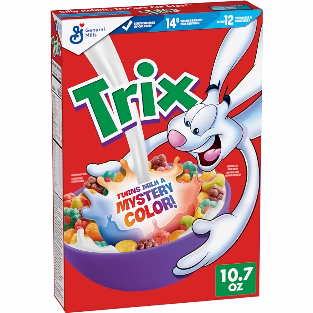 Cereal Trix Fruitalicious Swirls - 10.7 oz (Paquete de 12)