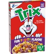 Trix Breakfast Cereal, 6 Fruity Shapes, Made with Whole Grain, 10.7 oz