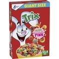 Trix Fruity Breakfast Cereal, DHF10 6 Fruity Shapes, Whole Grain, Giant