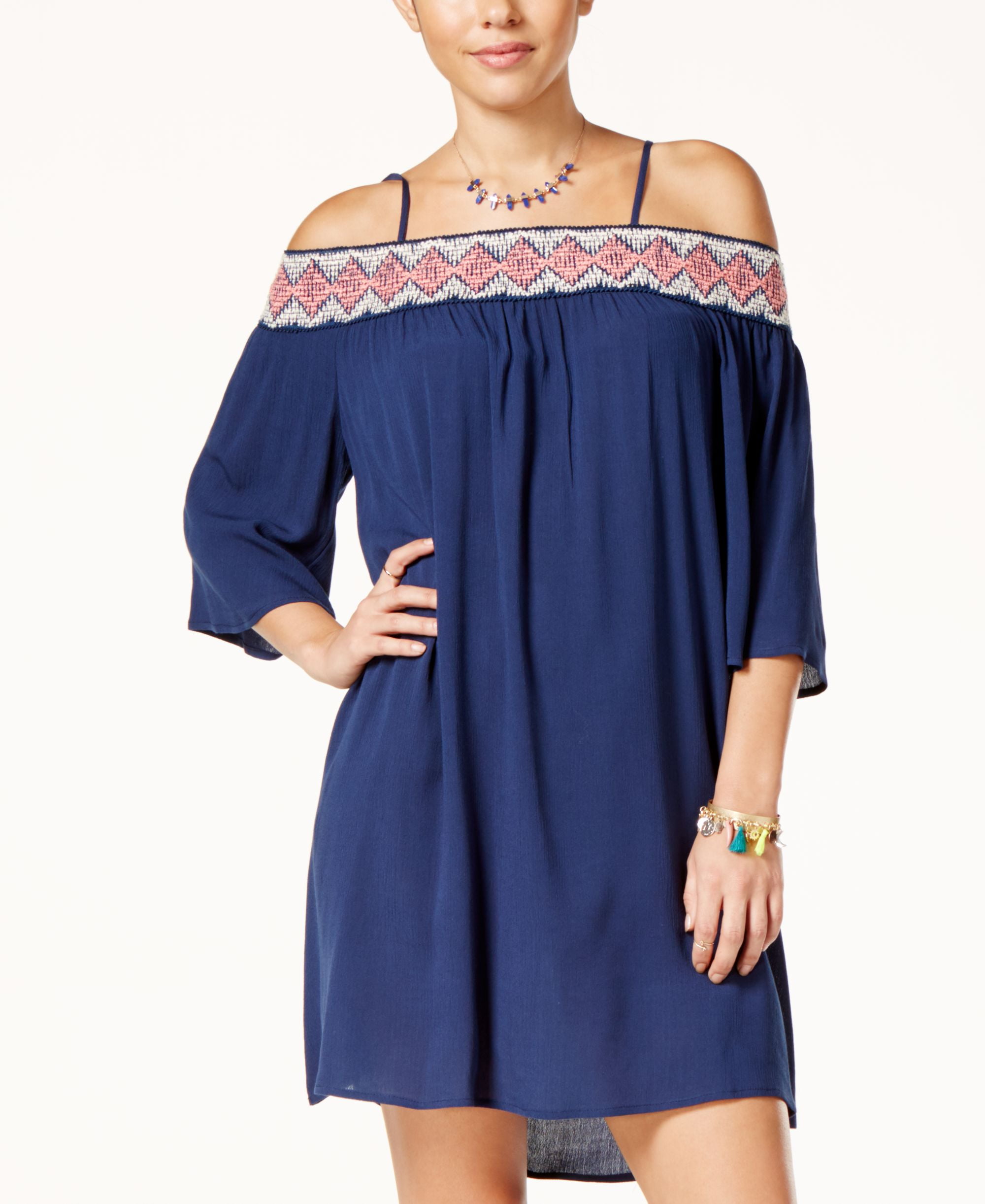 trixxi off the shoulder dress Trixxi Silver Sparkly Off-Shoulder Dress