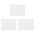 thumbnail image 1 of Trjgtas 180 Pcs 20mm Outside Dia Universal Split Key Rings Keychain Holders, 1 of 5