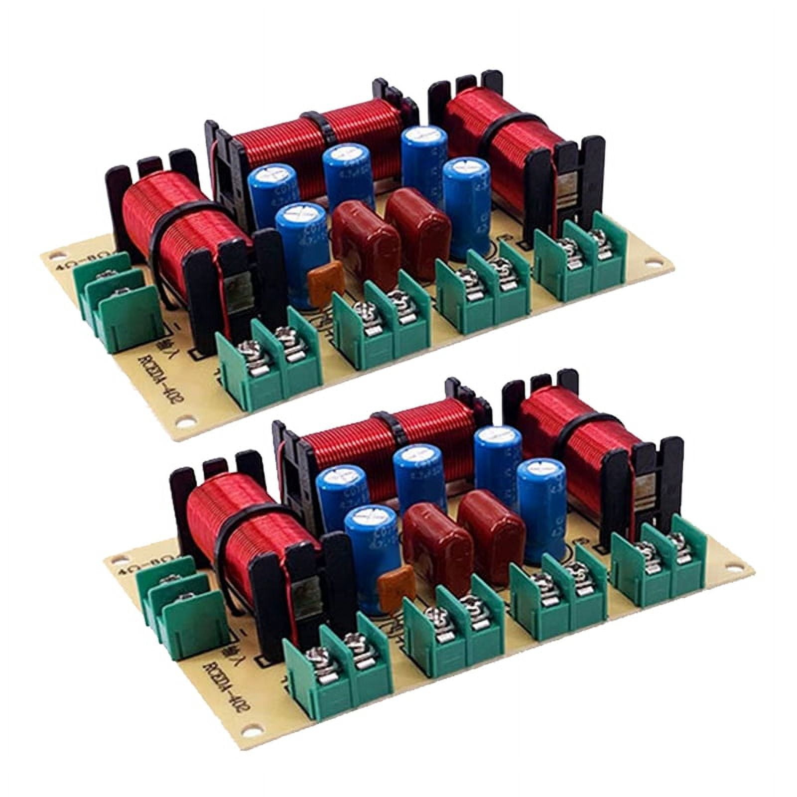 Trjgtas 2PCS 4 Way Speaker Bass Frequency Divider Home Theater HiFi