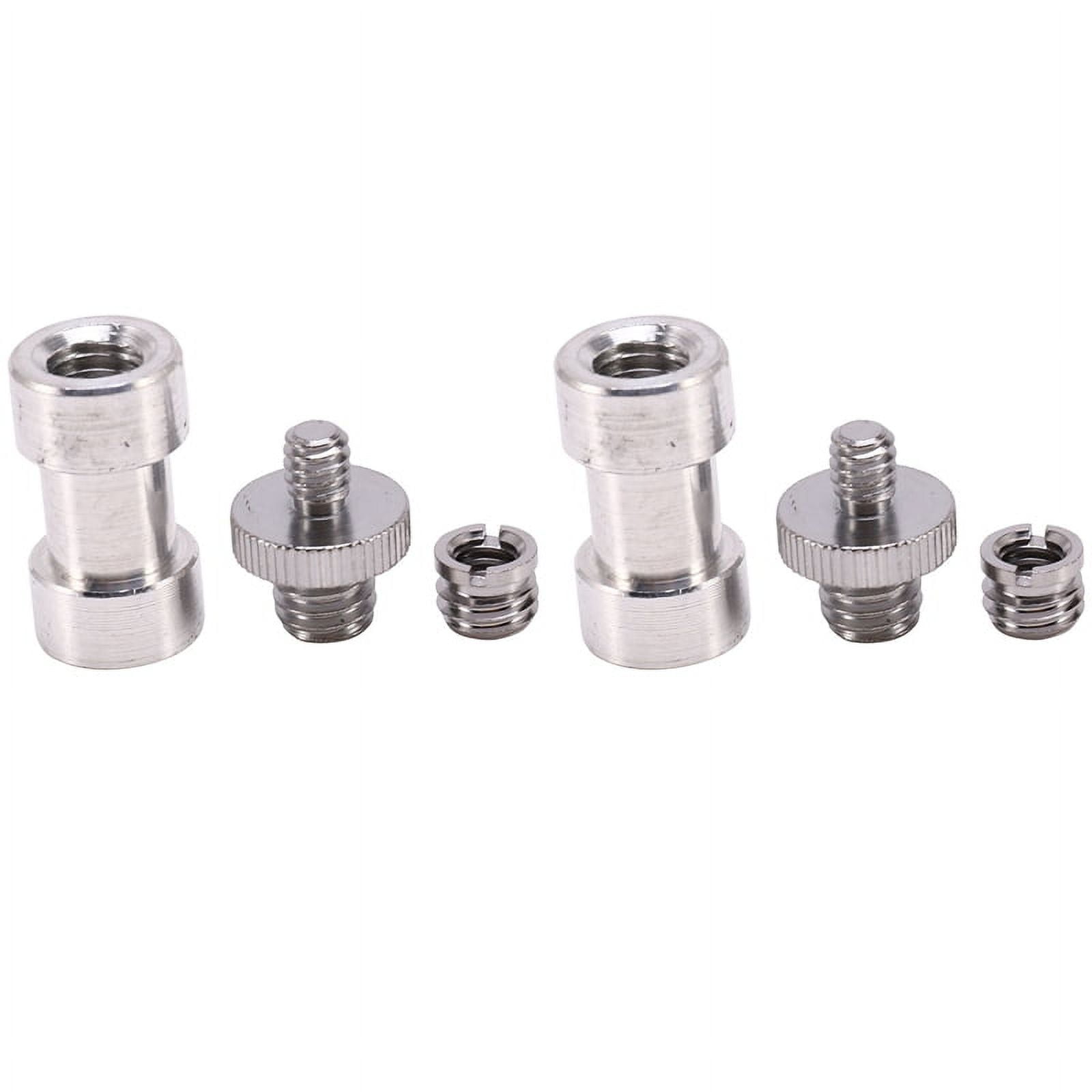 Trjgtas 2X 1/4 Inch 3/8 Inch Tripod Screws to Light Stand Umbrella