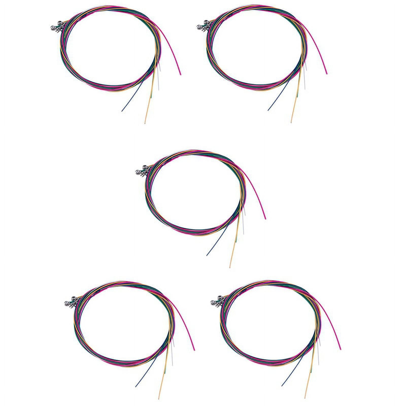 Trjgtas 30Pcs Acoustic Guitar String Replacement Steel String for