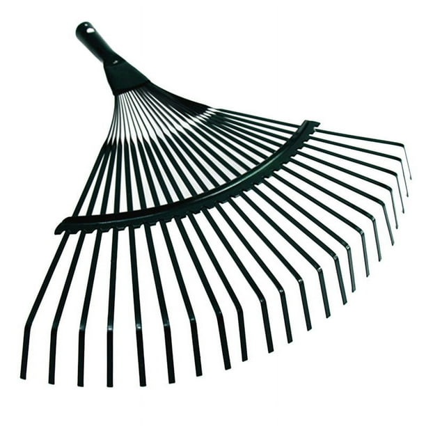 Trjgtas 42cm Steel Fan Rake Replacement Heavy Rake for Garden Grass Patio Leaves Leaf Lawn 22 Tooth
