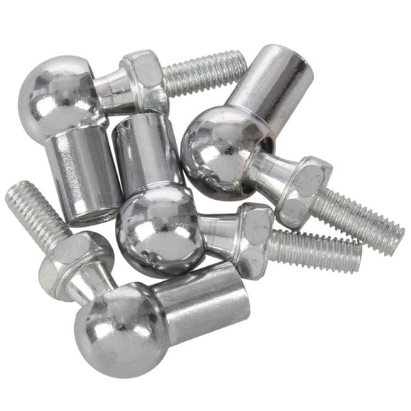 Trjgtas 6mm Male Female Thread L Shaped Ball Joint Rod End Bearings 4pcs