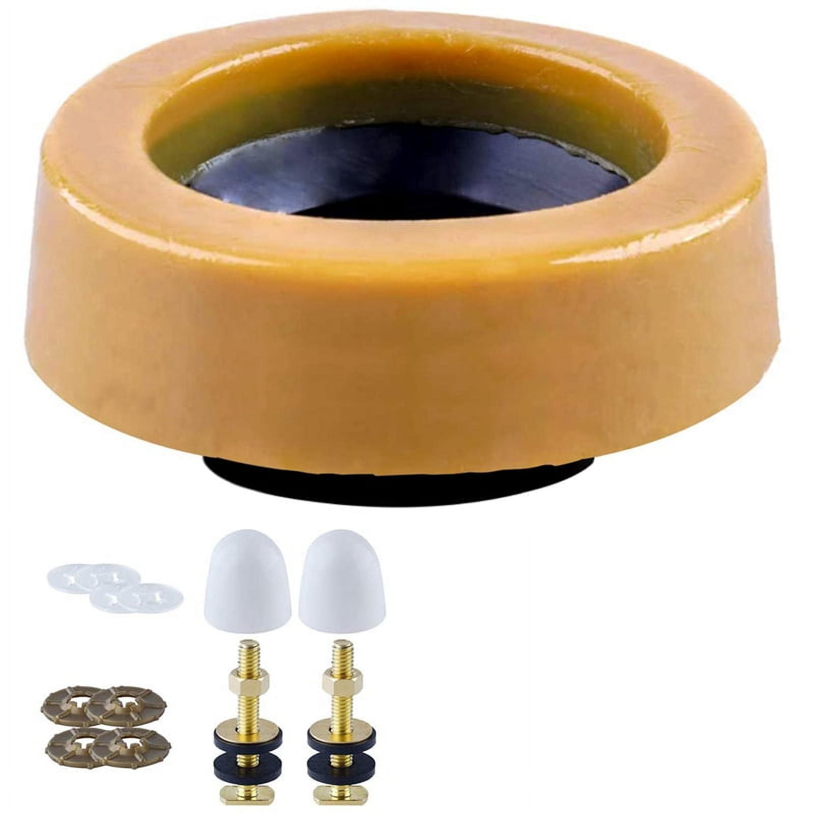 Trjgtas Toilet Wax Ring Kit for Floor Outlet Toilets New Install or Re