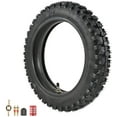thumbnail image 1 of Trkimal 2.75-10" Off-Road Tire and Inner Tube Set - Most 49cc, 50cc, and 70cc Dirt Bike Tire with 10-Inch Rim Replacement Compatible with CRF50/XR50, DRZ70/JR50, and PW50 (2.75-10"), 1 of 6